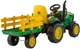 Электромобиль-трактор Peg-perego J.D. Ground Force 0047 12 В зеленый - изображение 6