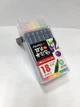Разноцветные двусторонние фломастеры AIHAO Twin Watercolor Pens 18 шт - изображение 4