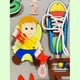Розвиваюча дошка розмір 60*80 см. Бізіборд для дітей "Панда" на 69 елементів - зображення 6