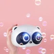 Детский фотоаппарат-генератор для мыльных пузырей Bubble Camera Панда белый - изображение 4