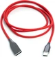 Кабель PowerPlant USB - Type-C силикон 1 м Красный (CA911387) - изображение 2