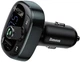 FM-трансмиттер Baseus T-Typed MP3 Car Charger S-09 2USB 3.4A Серебристый (CCALL-TM0A) - изображение 1