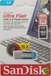 Флеш-накопичувач SanDisk USB 3.0 Ultra Flair 128Gb Blue (SDCZ73-128G-G46B) - изображение 2