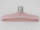 Набор 10 шт плечики вешалки Hanger BP45 45 см пудрового цвета бархатные флокированные - изображение 3