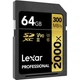 Карта памяти Lexar 64GB SDXC class 10 UHS-II 2000x Professional (LSD2000064G-BNNNG) - изображение 2