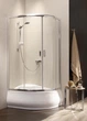 Душова кабіна Radaway Premium Plus E 100x80x170 см скло коричневе (30481-01-08N) - зображення 3