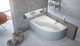 Ванна Radaway Mistra 170x110 см акриловая + ножки левосторонняя (WA1-07-170x110L) - изображение 3