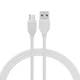 USB кабель для зарядки Bavin CB-160 2.4А (1m) Белый - изображение 1