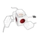 Сетевой удлинитель Allocacoc PowerCube Extended 3m, RED (1307/DEEXPC) - изображение 3