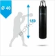 Мішок боксерський Boyko Sport Sport циліндричний ПВХ 180х40 cm на 6 ременях з обертовим диском - изображение 5