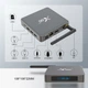X96 X6 4/32 Гб з голосовим пультом Android 11 Smart TV Box ТВ приставка (537-1) - зображення 5