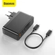 Блок питания Baseus GaN 120W Quick Charger 4.0/PD 3.0 + кабель USB-C 100W для MacBook/Huawei/Samsung/Asus/Google/Lenovo black - изображение 2