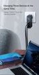 Блок питания Baseus GaN 120W Quick Charger 4.0/PD 3.0 + кабель USB-C 100W для MacBook/Huawei/Samsung/Asus/Google/Lenovo black - изображение 12