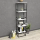 Стелаж LoftMLT E104 152х40х27 ЛДСП Білий Еліт 16мм (E104006) - зображення 1