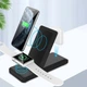 Беспроводная док-станция Fast Charger 3в1 для iPhone/Samsung/Apple Watch/AirPods черный - изображение 2