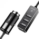 Автомобільний зарядний пристрій Baseus 5.5 A 4USB black - зображення 3