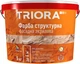 Краска структурная фасадная акриловая TRIORA 15 кг Белая (4823048020429) - изображение 1