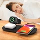 Беспроводная док-станция Fast Charge 3в1 для iPhone/Samsung/Xiaomi/Apple Watch/AirPods - изображение 2