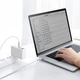 Кабель Baseus Type-C to Type-C Quick Charge 100W для iPad/Android/ПК/MacBook|2M, 5A, 100W| White - зображення 5