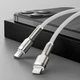Кабель Baseus Cafule Metal Type-C to Lightning Power Delivery 20W 2m Белый - изображение 3