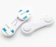 Защита на мебель от детей, замок безопасности Baby Prime, блокиратор пластиковый универсальный, белый - изображение 2