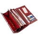 Женский кожаный кошелек 18,5х9 см ST Leather Бордовый (2000001554630) - изображение 5