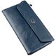 Кожаный кошелек-клатч женский ST Leather 19х10 см (acs0015936) Синий - изображение 1