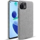 Захисний чохол KSQ Cloth Style для Xiaomi Mi 11 Lite / 11 Lite NE - Light Grey - зображення 1