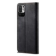 Чохол-книжка з кишеньками UniCase Jeans Wallet для Xiaomi Redmi Note 10 5G / Poco M3 Pro - Black - зображення 3