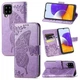Чехол-книжка с рисунком UniCase Butterfly Pattern для Samsung Galaxy A22 (A225) / M22 (M225) - Light Purple - изображение 2