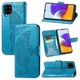 Чехол-книжка с рисунком UniCase Butterfly Pattern для Samsung Galaxy A22 (A225) / M22 (M225) - Blue - изображение 2