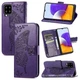 Чохол-книжка з малюнком UniCase Butterfly Pattern для Samsung Galaxy A22 (A225) / M22 (M225) - Dark Purple - зображення 4