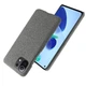 Защитный чехол KSQ Cloth Style для Xiaomi Mi 11 Lite / 11 Lite NE - Dark Grey - изображение 3
