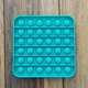 Игрушка антистресс Pop It Поп ит Бирюзовый квадрат (0008) - изображение 1