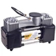Компрессор "Вулкан" КА-В12122 150psi/25Amp/90л/клеммы/шланг 7,5м с дефлятором/фонарь/2 цилиндра (КА-В12122) - изображение 4