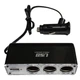 Розгалужувач прикурювача PULSO 3 виходи + 1USB 600mA провід/предохр. (WF-0096A) - зображення 1