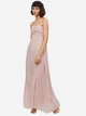Платье длинное осеннее женское H&M 0608013-8 44 Розовый (СА2000001846322) - изображение 1