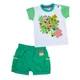 Костюм : Футболка и шорты MIOBIC Bebe (009516) Зеленый M6-68 см - изображение 1