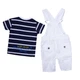 Костюм : Футболка і комбінезон Losan Mc baby boys (017804803/32) Темно-синій M3-62 см - зображення 2
