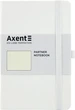 Записная книга Axent Partner 125х195 мм в точку 96 листов Белая (8306-21-A) - изображение 1