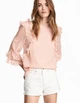 Шорти H&M Ж1065152 (04382115) колір білий XL - изображение 4