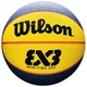 Мяч баскетбольный Wilson FIBA 3X3 MINI BBALL размер 3 резиновый желто-синий (WTB1733XB) - изображение 1