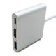 Порт-репликатор Extradigital USB Type-C to HDMI/USB 3.0/Type-C (0.15m) (KBH1691) - изображение 4