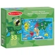 Пазл Melissa&Doug Карта Мира 33 элемента (MD10446) - изображение 1