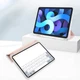 Силіконовий чохол обкладинка Transparent + Pencil Holder BBM1 для iPad 10 2022/2024 10,9"/iPad 11" 2025 (A16) Рожевий - зображення 3