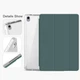 Силиконовый чехол обложка Transparent + Pencil Holder BBM1 для iPad 10 2022/2024 10,9"/iPad 11" 2025 (A16) Темно-зеленый - изображение 4