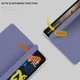 Силіконовий чохол обкладинка Transparent + Pencil Holder BBM1 для iPad 10 2022/2024 10,9"/iPad 11" 2025 (A16) Сіро-Фіолетовий - зображення 3