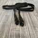 Поводья для лошади Horse Stall кожаные черные 230 см - изображение 1