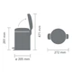 Ведро для мусора Brabantia Pedal Bin NewIcon 5 л Brilliant Steel 112621 - изображение 4