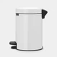Ведро для мусора Brabantia Pedal Bin Newicon 3 л White 112126 - изображение 2